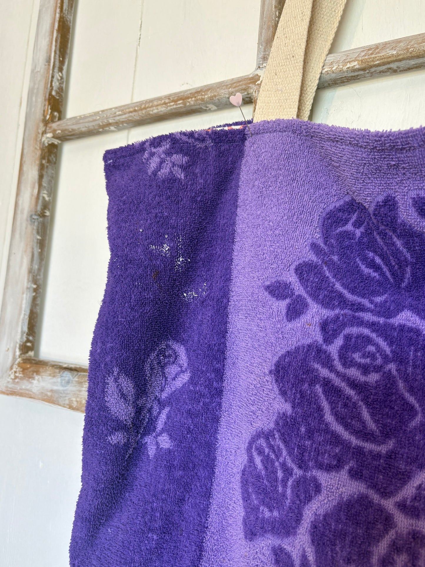 Terry Cloth Bag - Royal Purple