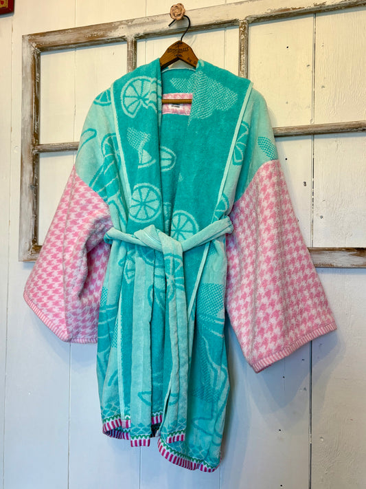 Towel Robe - Cocktails -Above Knee