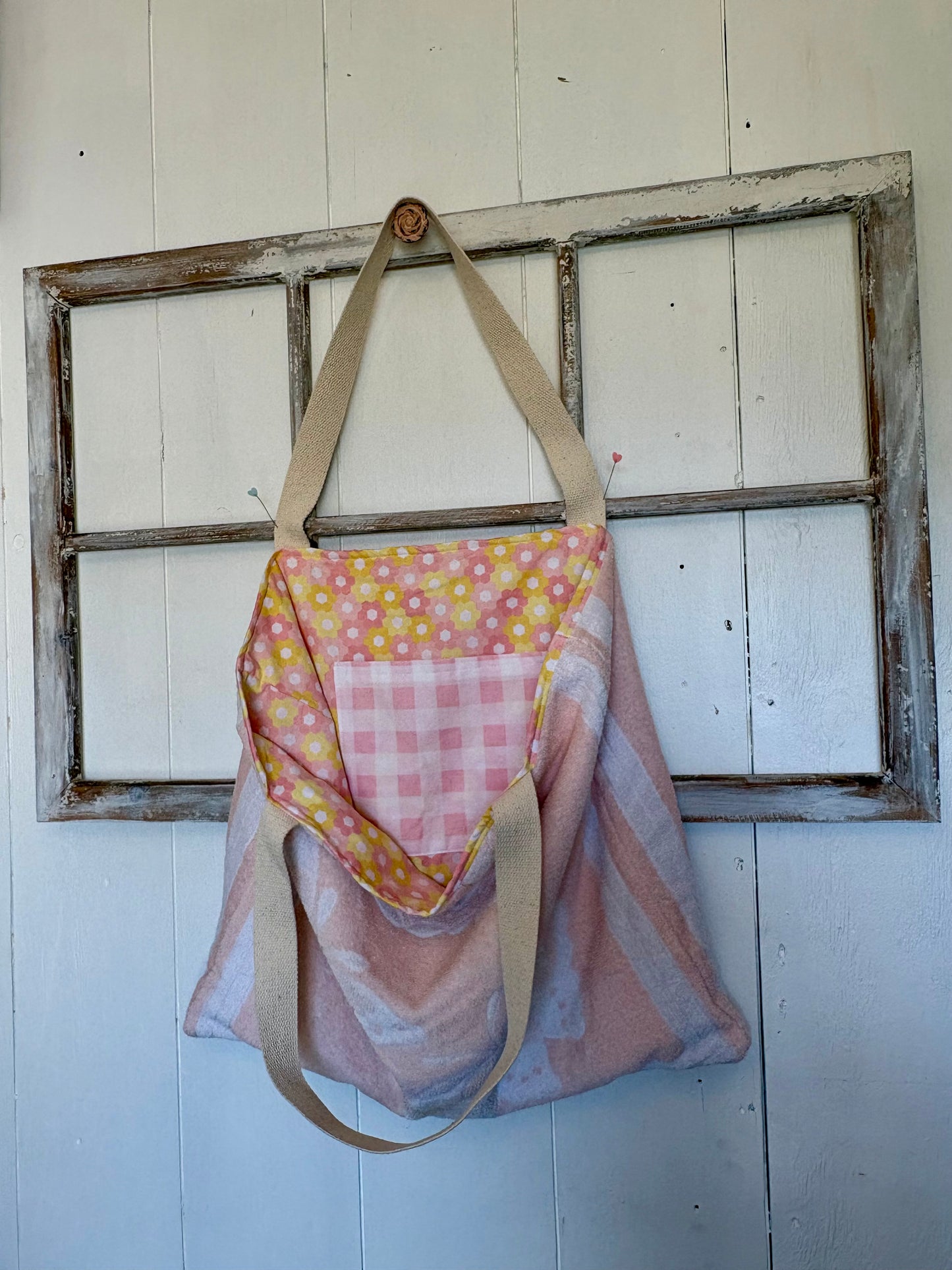 Terry Cloth Bag - Butterflies