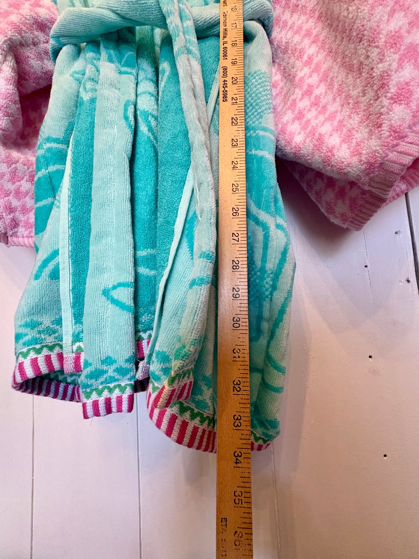 Towel Robe - Cocktails -Above Knee
