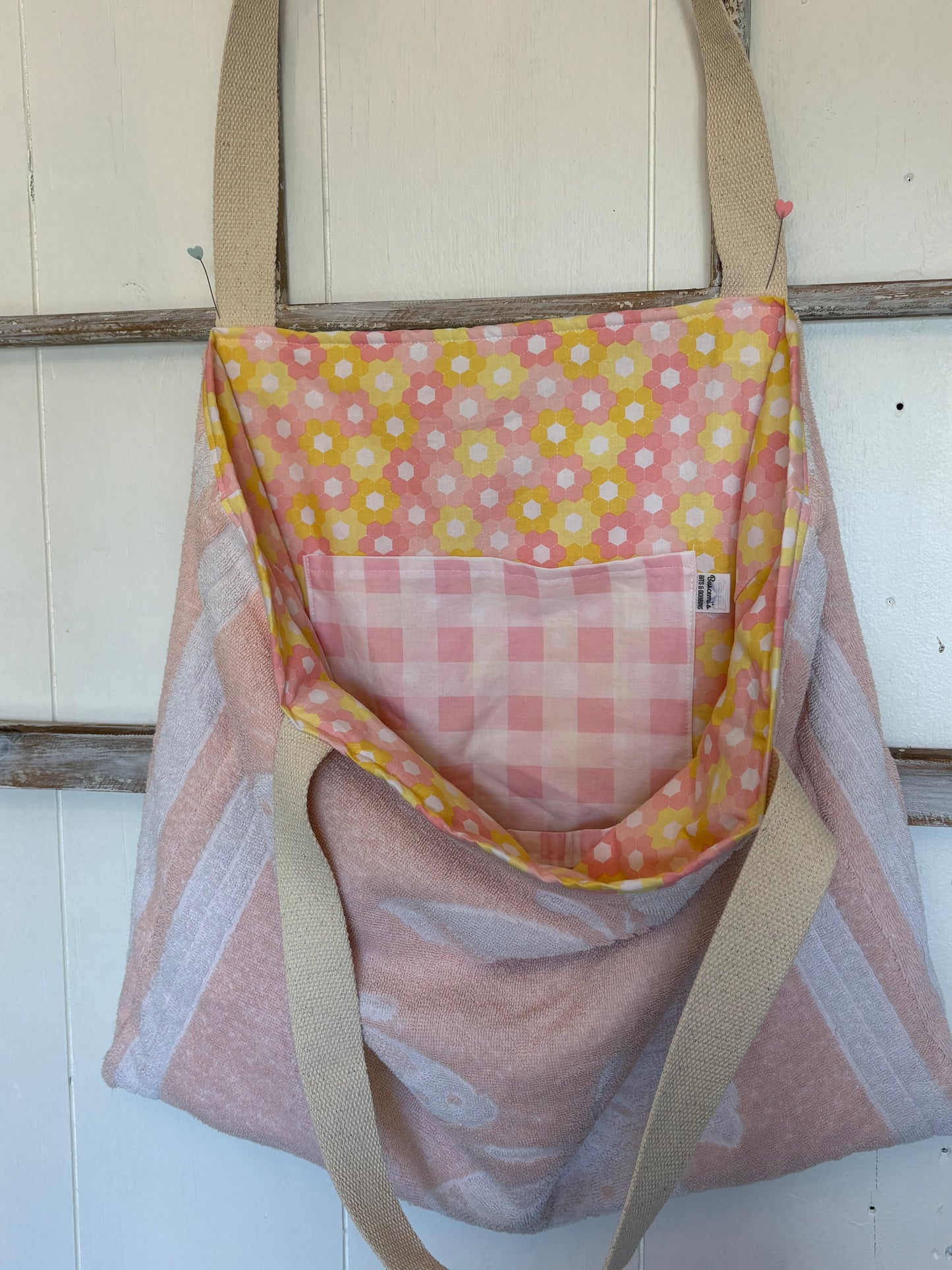 Terry Cloth Bag - Butterflies