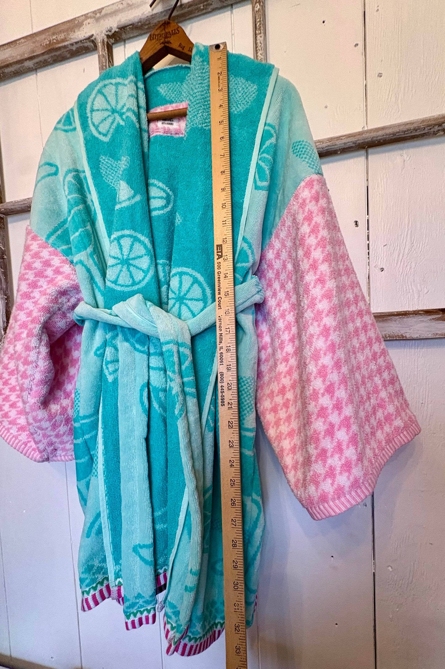 Towel Robe - Cocktails -Above Knee