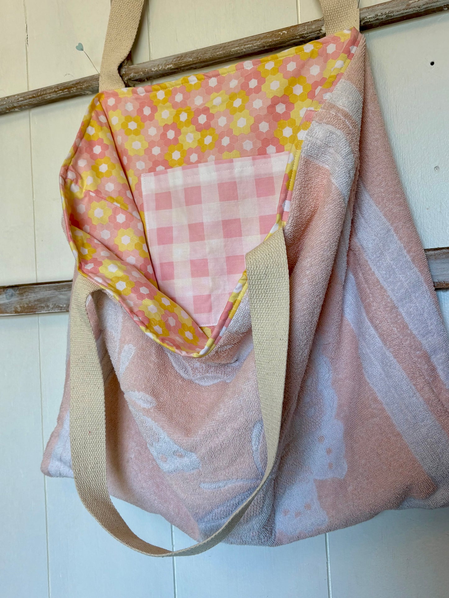 Terry Cloth Bag - Butterflies