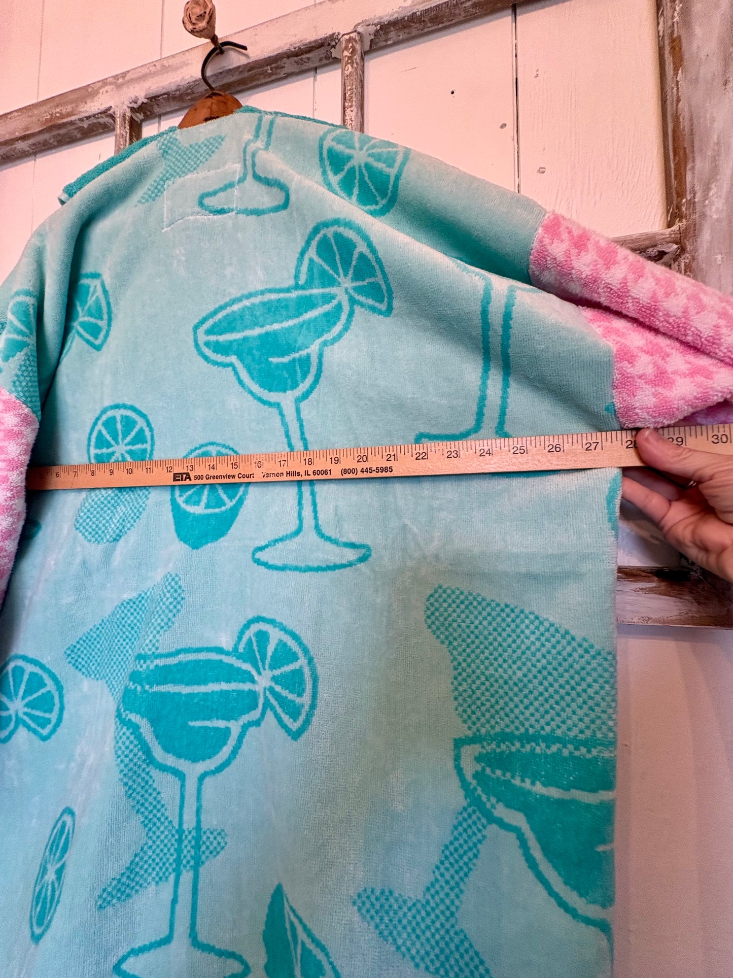 Towel Robe - Cocktails -Above Knee