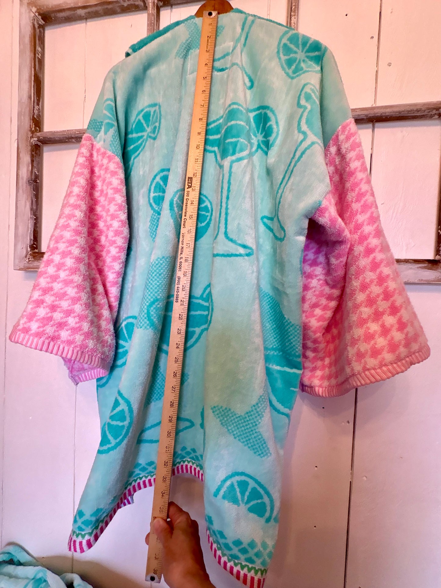 Towel Robe - Cocktails -Above Knee
