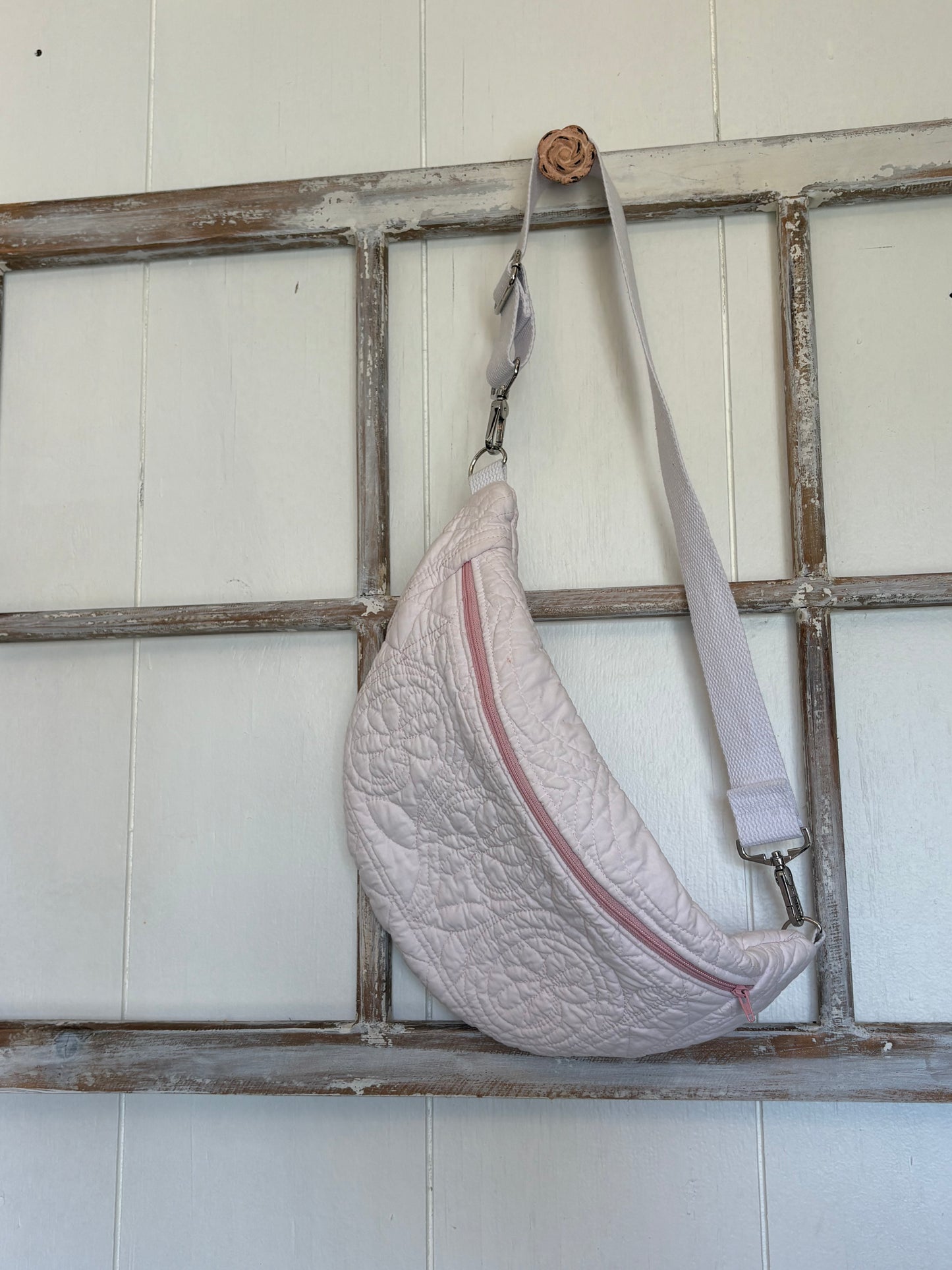Bum Bag - Large Pink Quilt & Minnie Mouse