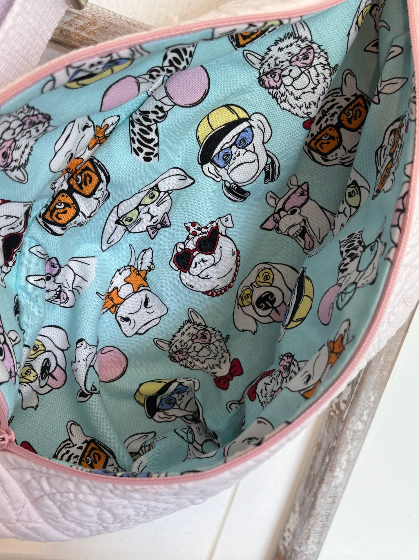 Bum Bag - Small - Pink & Animals