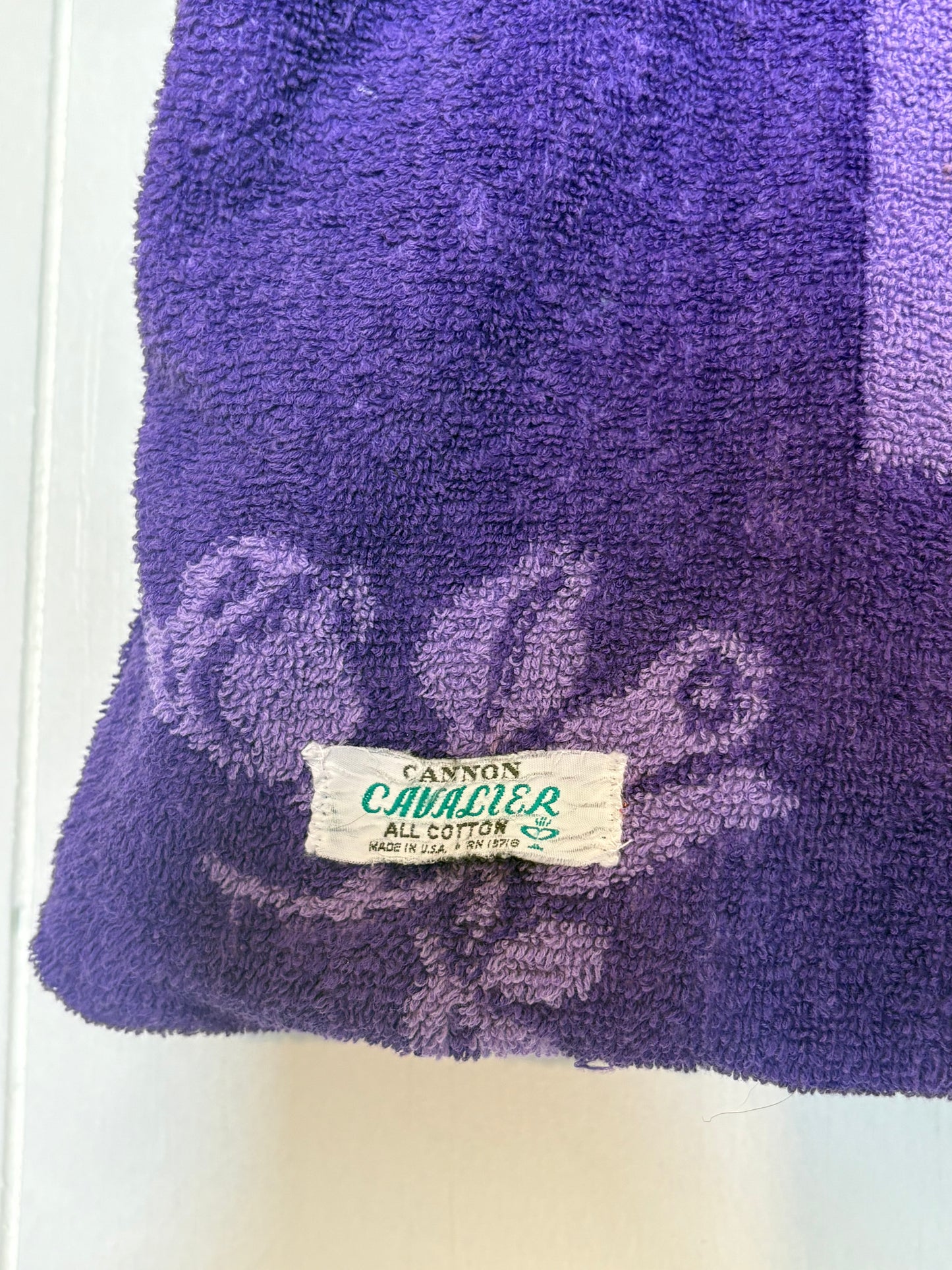 Terry Cloth Bag - Royal Purple